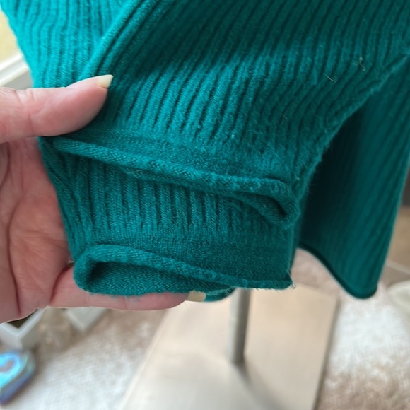 Preloved PLUS Teal long cardigan with 6 buttons - Picture 4 of 8